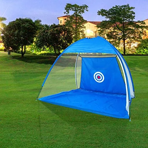 10 Foot BLUE Golf Hitting Net - 10x6.5ft Golf Practice Net for Garage