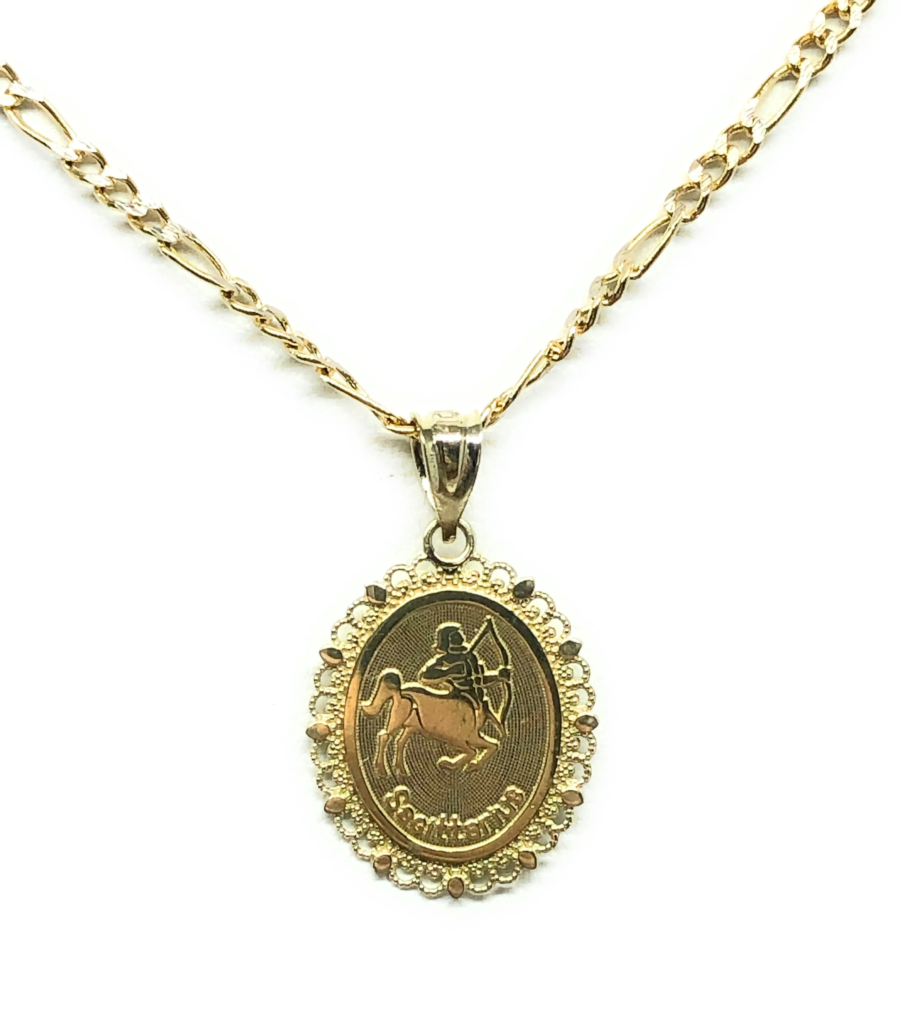 10k Solid Gold Yellow Zodiac Signs Pendant Charm (Choose your Sign) (PENDANT ONLY-NO CHAIN)