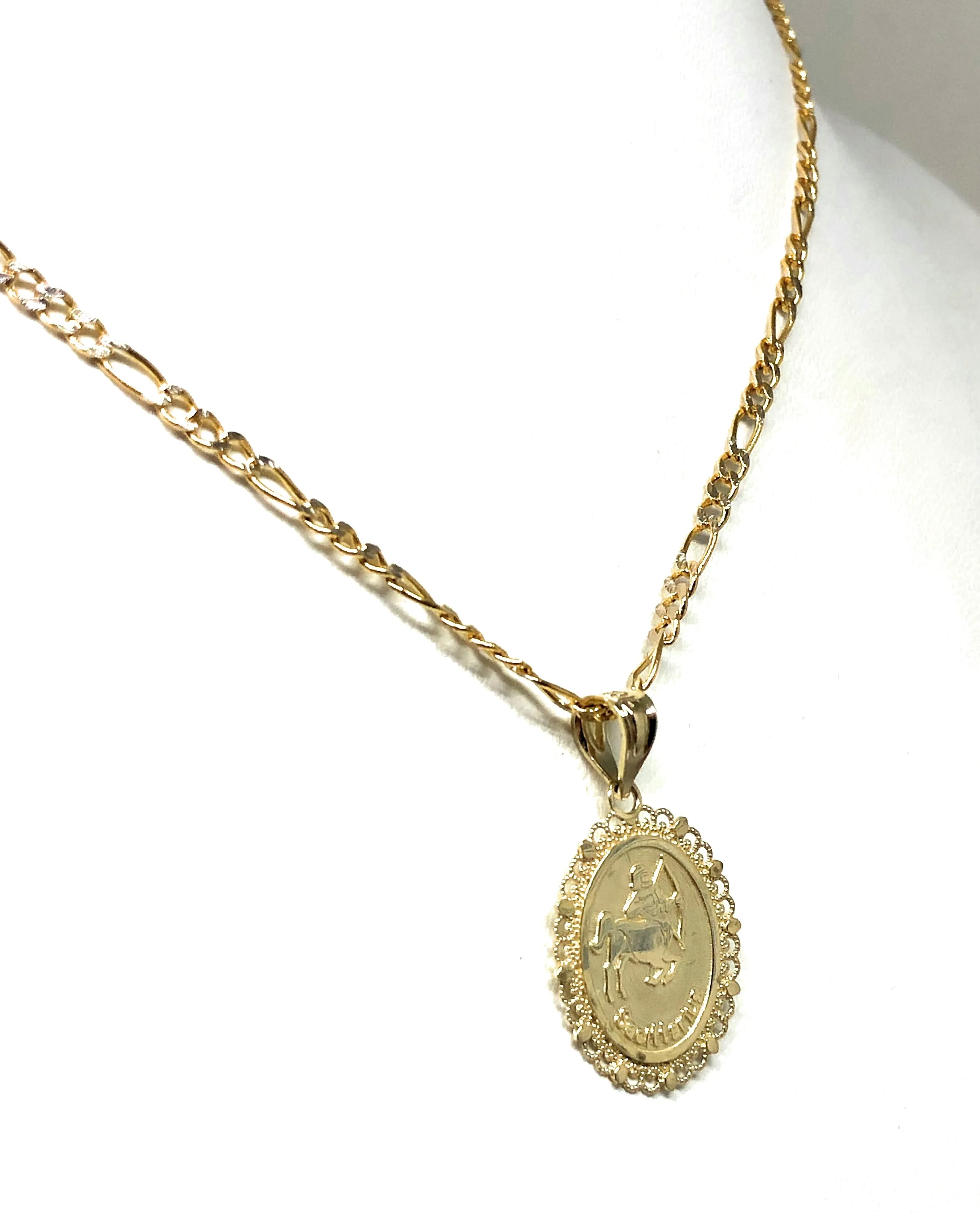 10k Solid Gold Yellow Zodiac Signs Pendant Charm (Choose your Sign) (PENDANT ONLY-NO CHAIN)