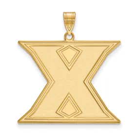 10k Yellow Gold Xavier U. XL Initial X Pendant