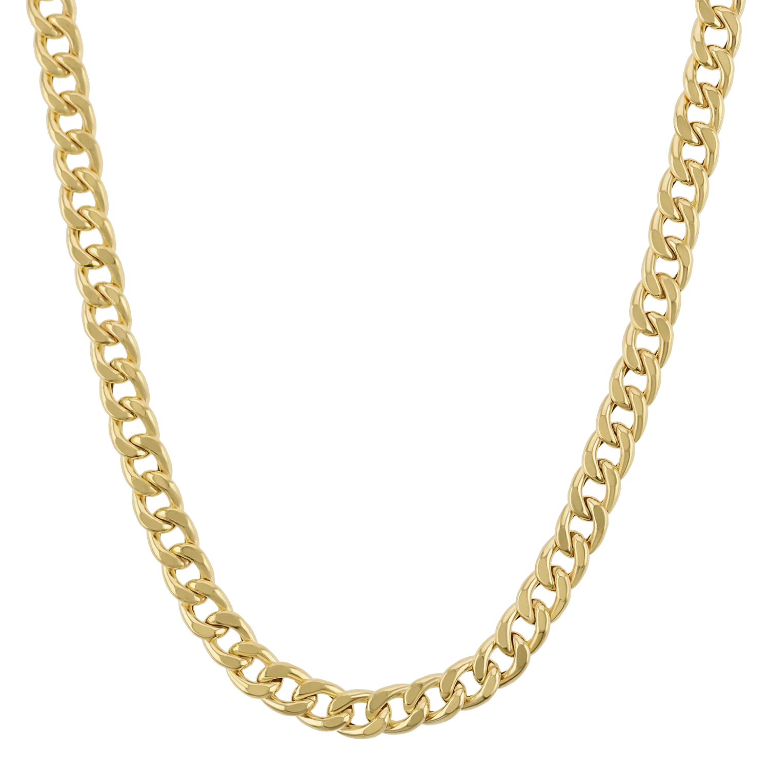 14K Miami Cuban Link Chain Necklace 5.5mm