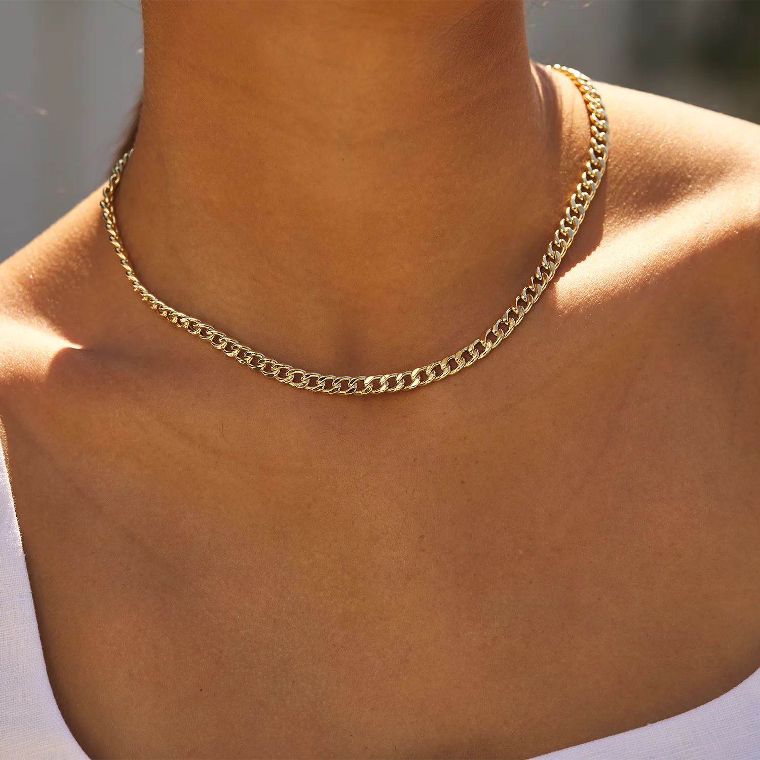 14K Miami Cuban Link Chain Necklace 5.5mm