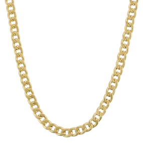 14K Miami Cuban Link Chain Necklace 5.5mm