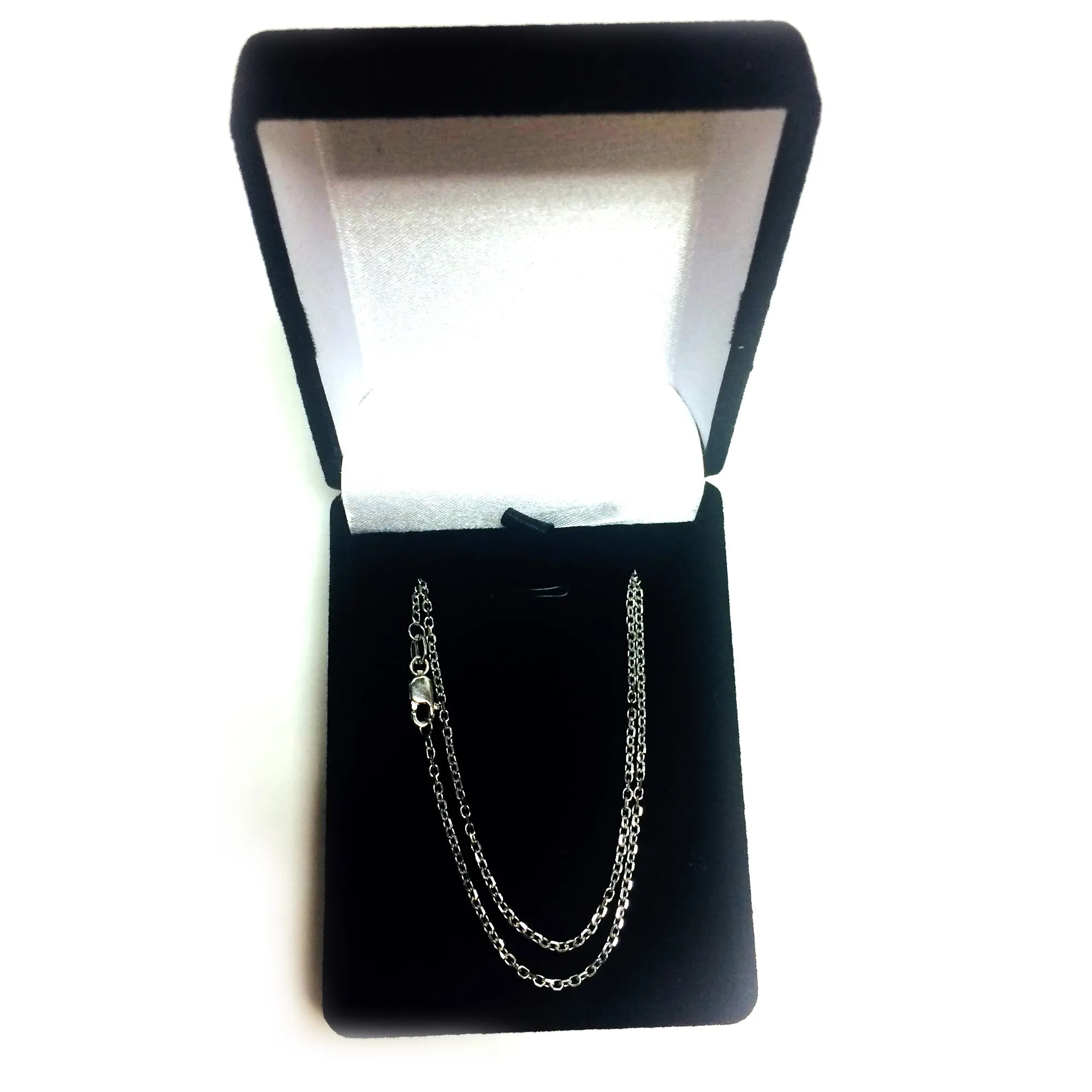 14k White Gold Forsantina Chain Necklace, 1.9mm