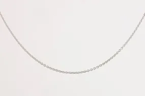 17 14k Yellow Gold Cable Chain Necklace (3.49g.)