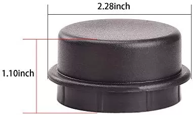 2 PCS Plastic Front Hub Dust Cap Cover for Club Car DS and Precedent 2003-Up Spindle 102353201