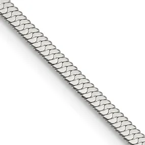 3.4mm Stainless Steel Herringbone Chain Necklace