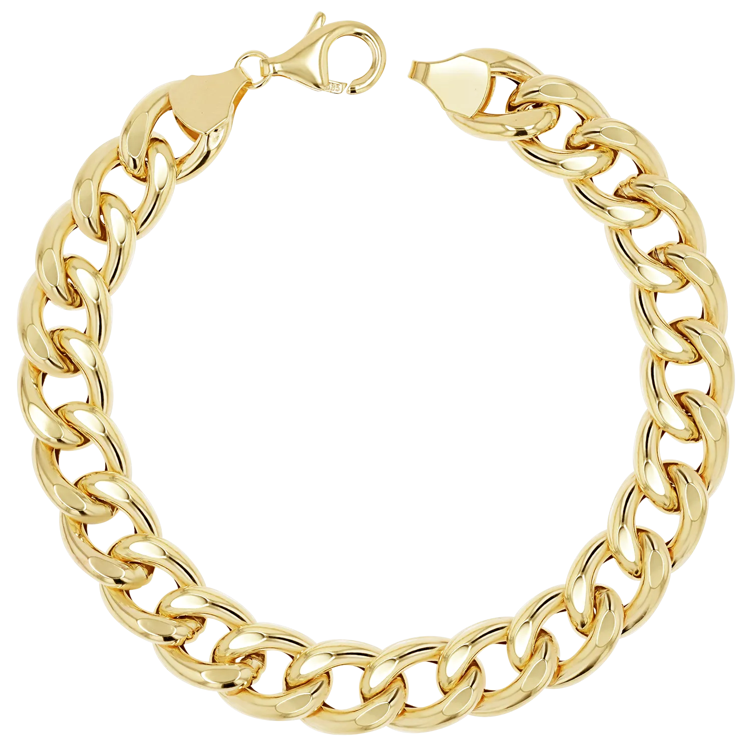 9mm Miami Cuban Link Chain Bracelet