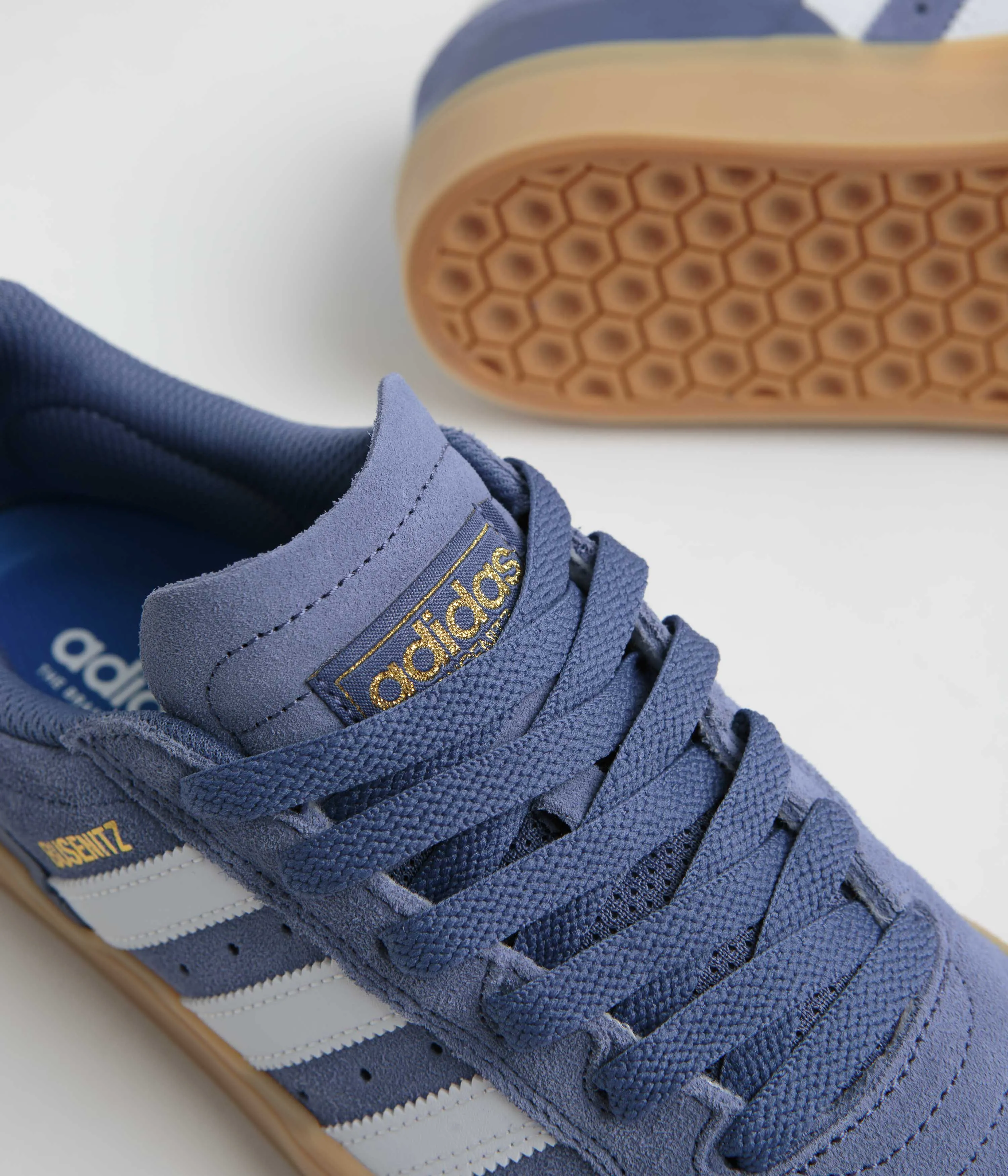 Adidas Busenitz Vulc II Shoes - Crew Blue / FTWR White / Gum3