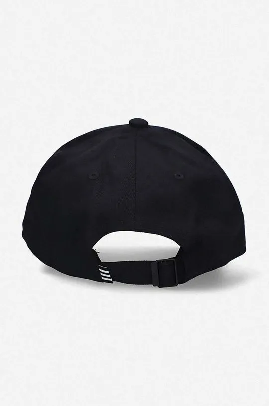 adidas Originals cotton baseball cap Baseball Classic Trefoil black color