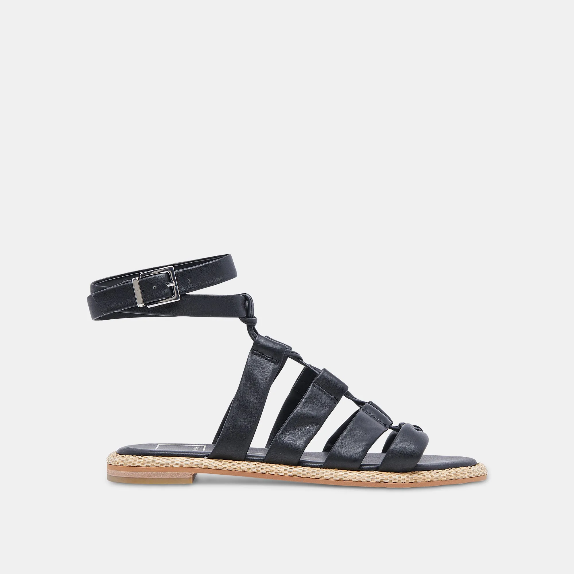 ADISON SANDALS BLACK LEATHER