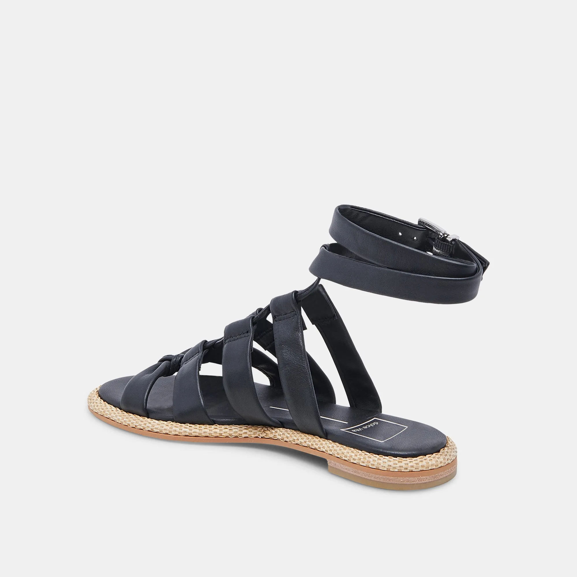 ADISON SANDALS BLACK LEATHER