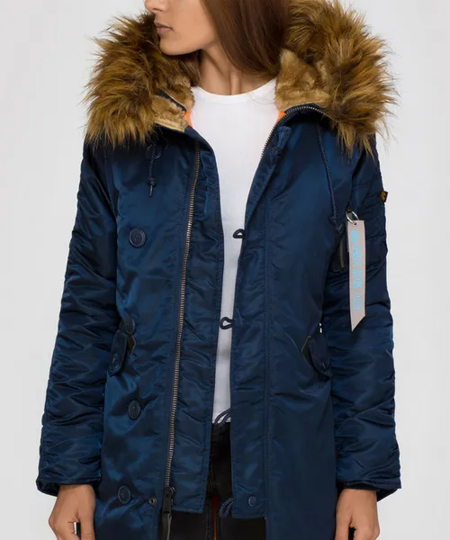 Alpha Industries N3B VF-59 Wmn Parka Rep Blue - Bennevis Clothing