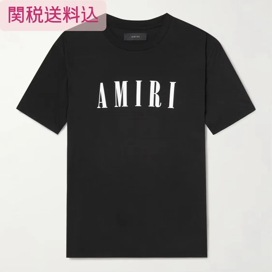 AMIRI  |Street Style Plain Cotton Short Sleeves Logo T-Shirts