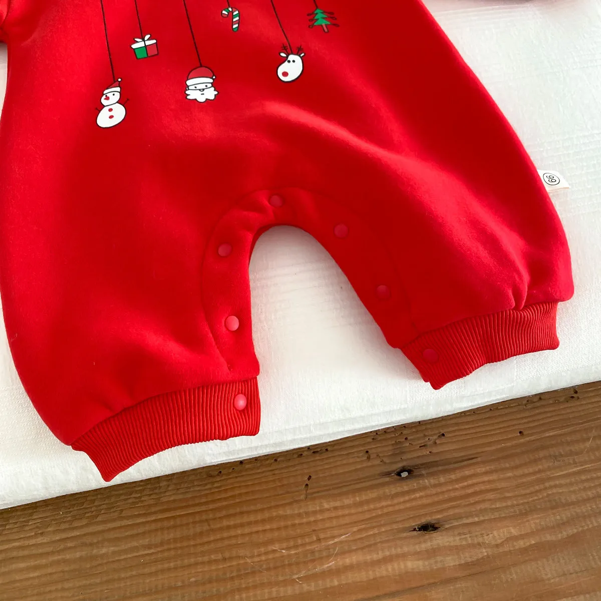 Baby Girls Boys Letters Cartoon Christmas Jumpsuits Wholesale 23101984