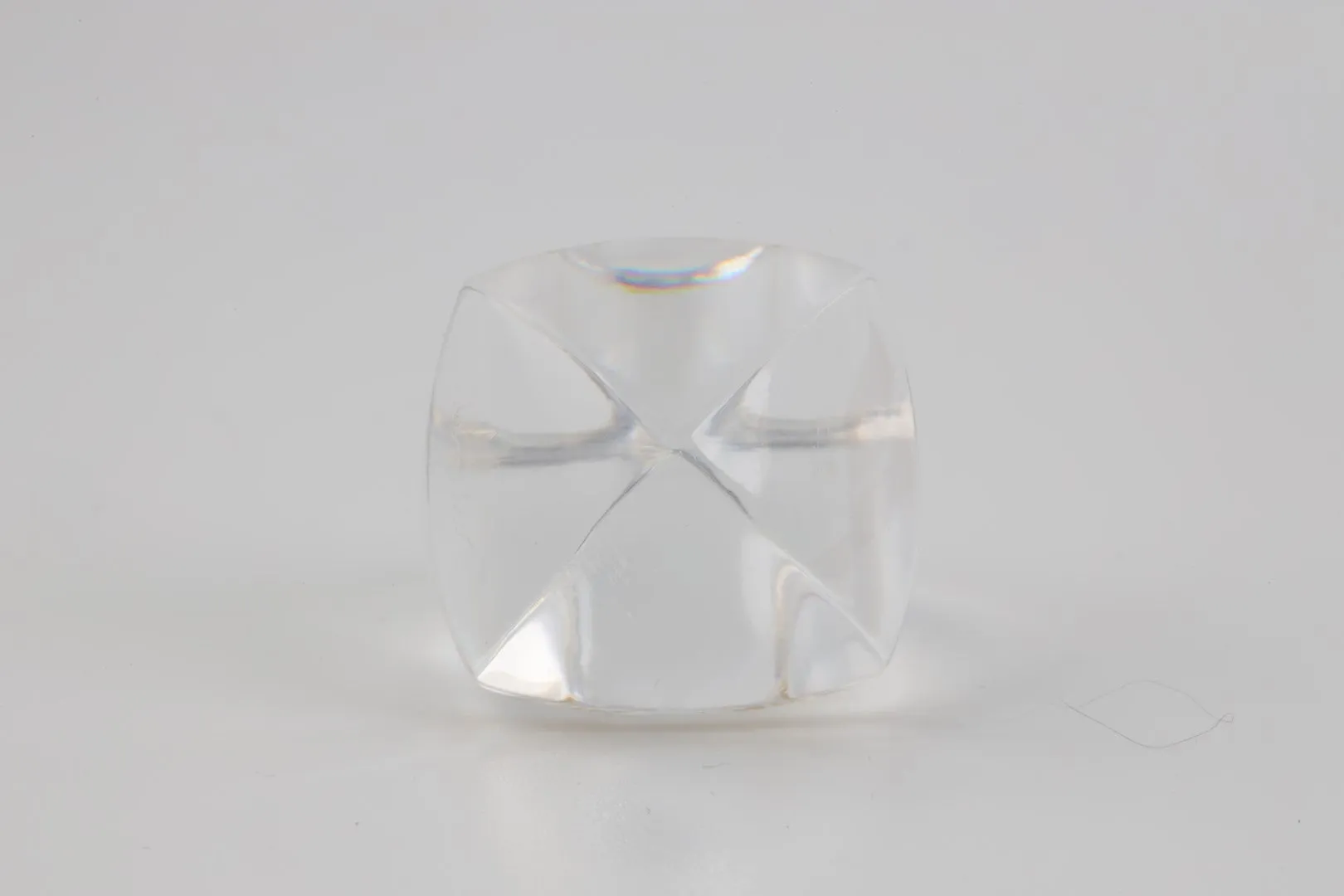 Baccarat Crystal Ring Size 6.25 (20.88g.)