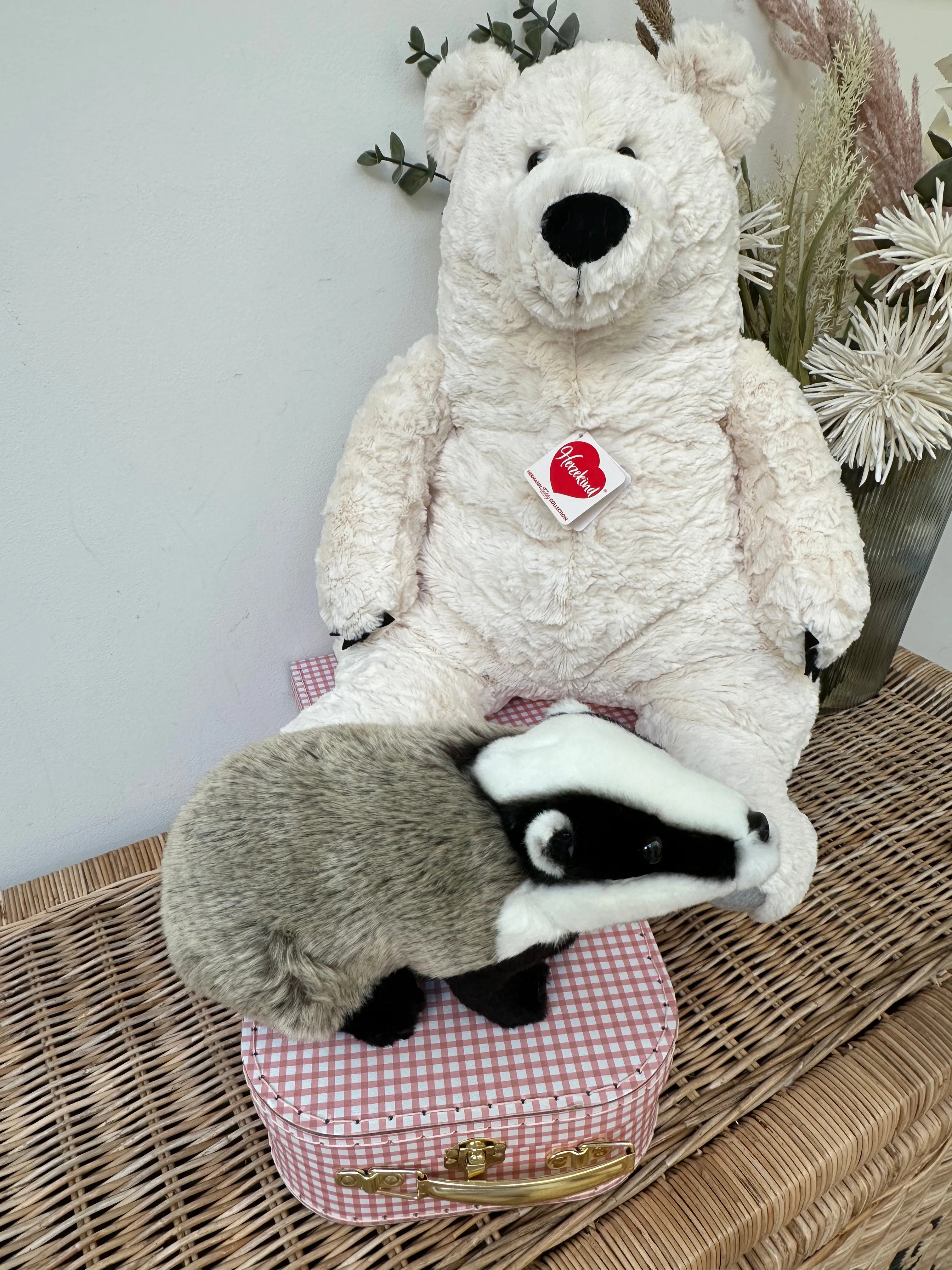 Badger 30cm Hermann Plush Teddy Bear