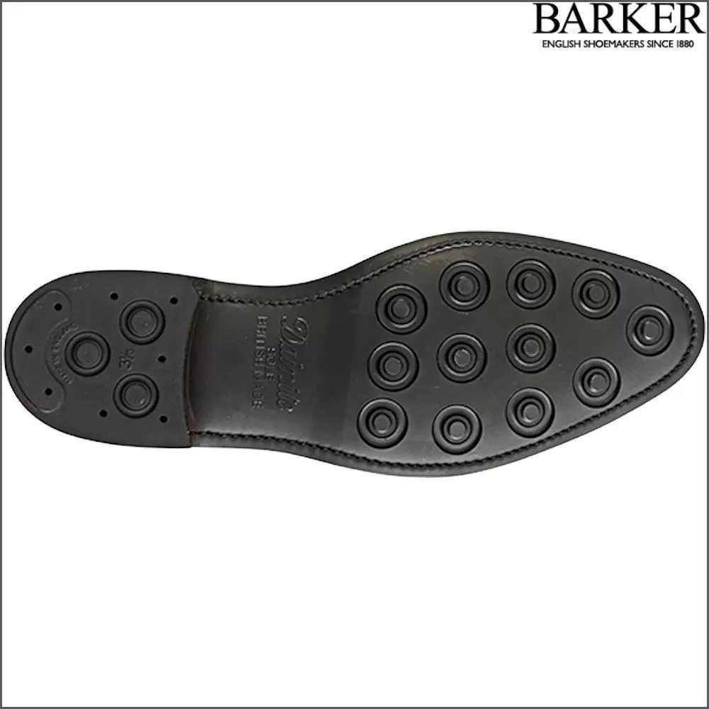 Barker Burford Black Calf Oxford Toe Cap Size 8.5 Only*