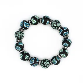 Belle Large Bead Crystal Bracelet