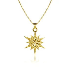 Bethlehem Star Necklace - Gold Plated