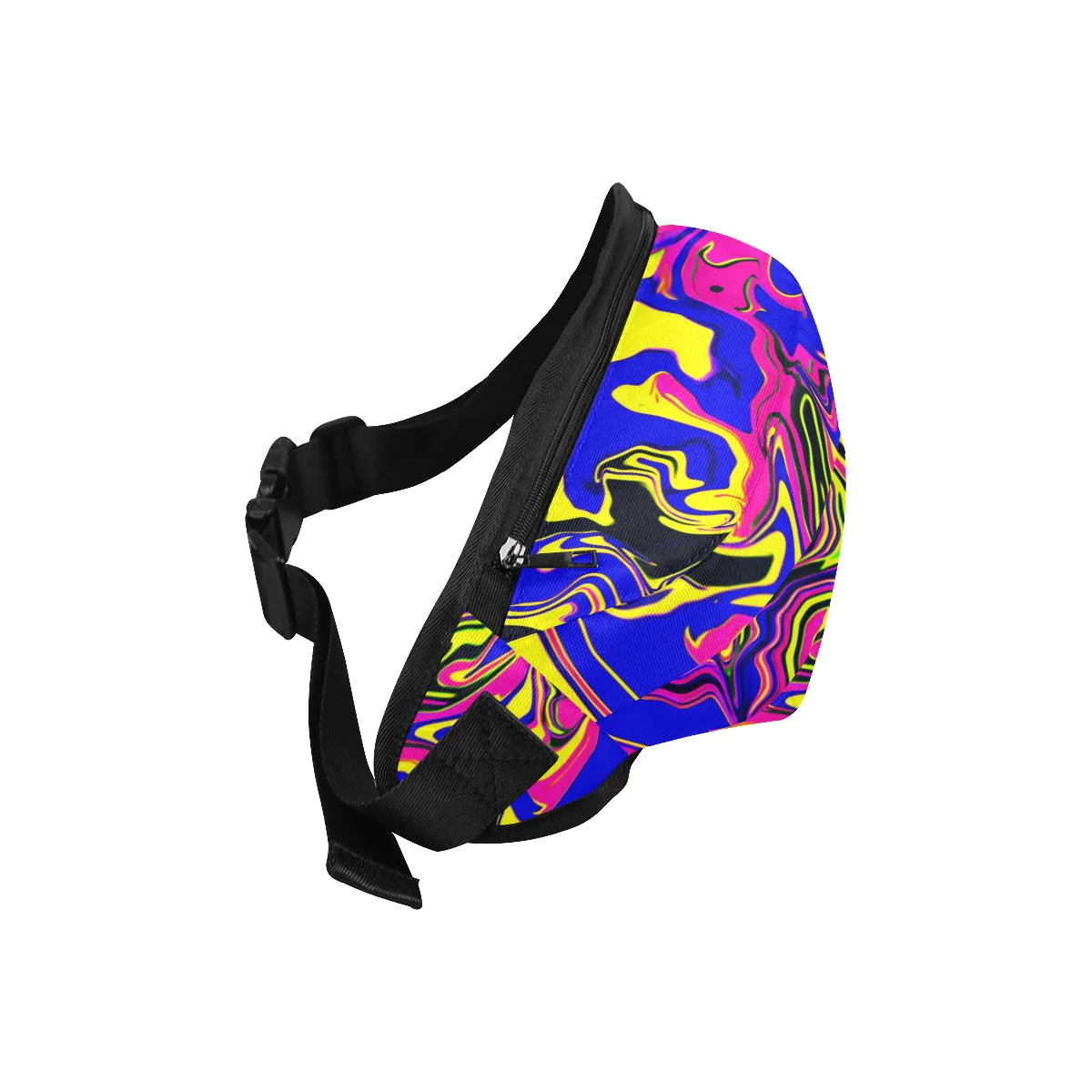 Blue Oil Spill Psychedelic Fanny Pack