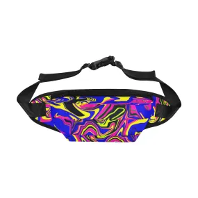 Blue Oil Spill Psychedelic Fanny Pack