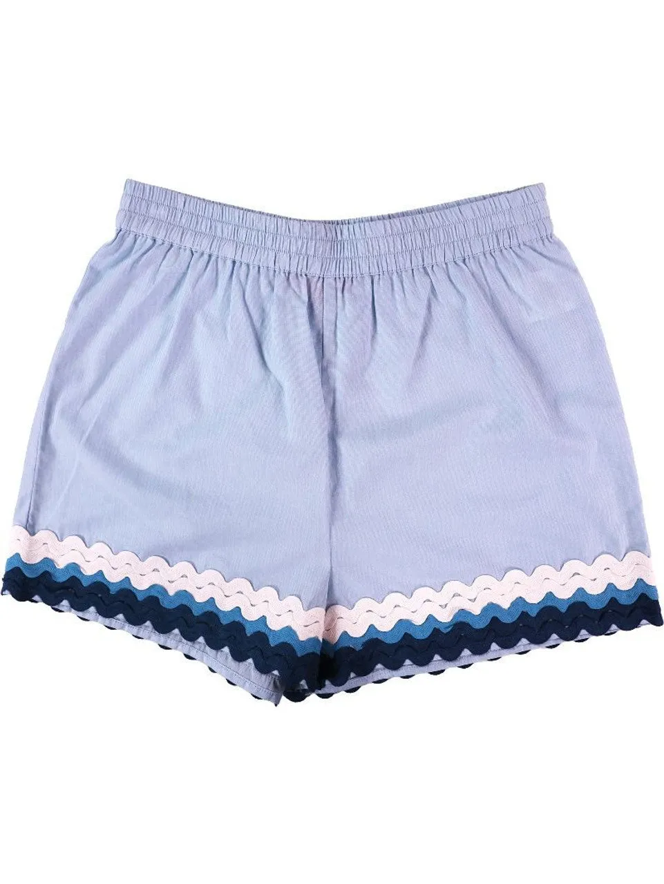 Blue Sky Ricrac Shorts