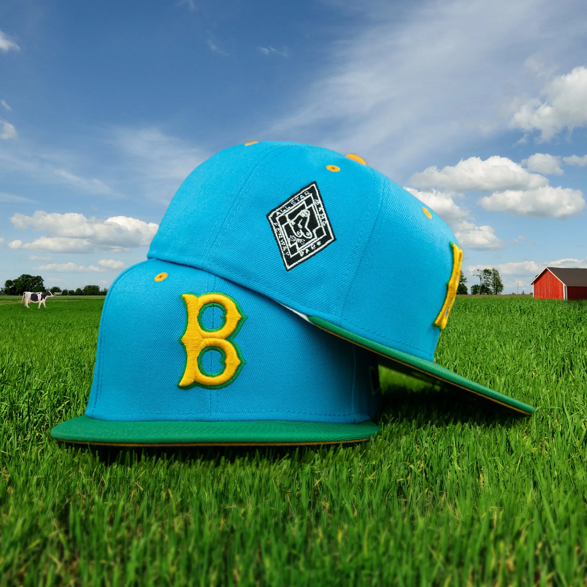 Boston Red Sox Cooperstown Ice Cream Pack 1946 All Star Game Side Patch 59Fifty Fitted Cap | Cap Swag Exclusive