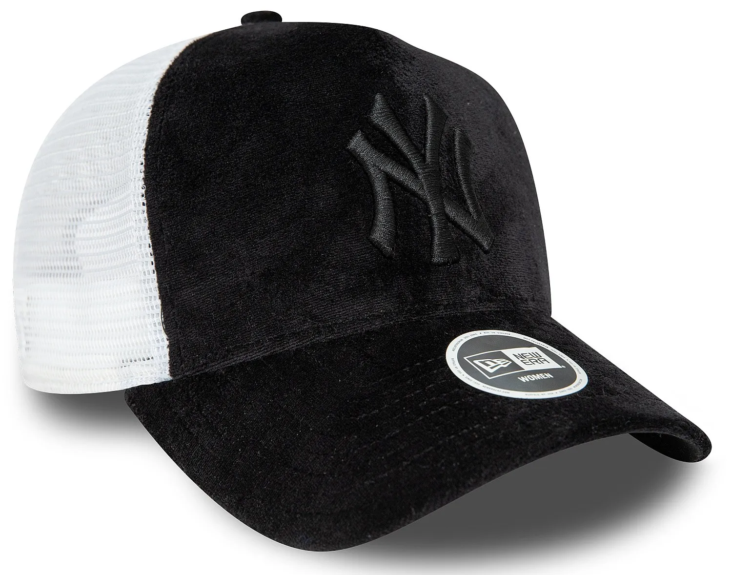 cap New Era 9FO AF Velour Trucker MLB New York Yankees - Black/Black - women´s