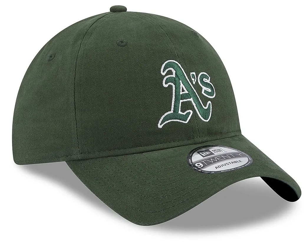 cap New Era 9T Team Script MLB Oakland Athletics - Dark Green/White - men´s