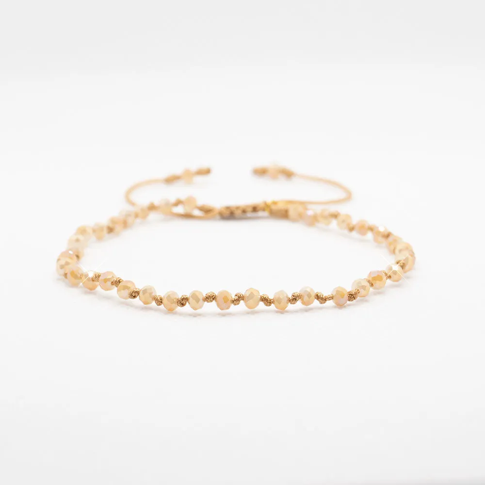 Caramel Crystal Anklet