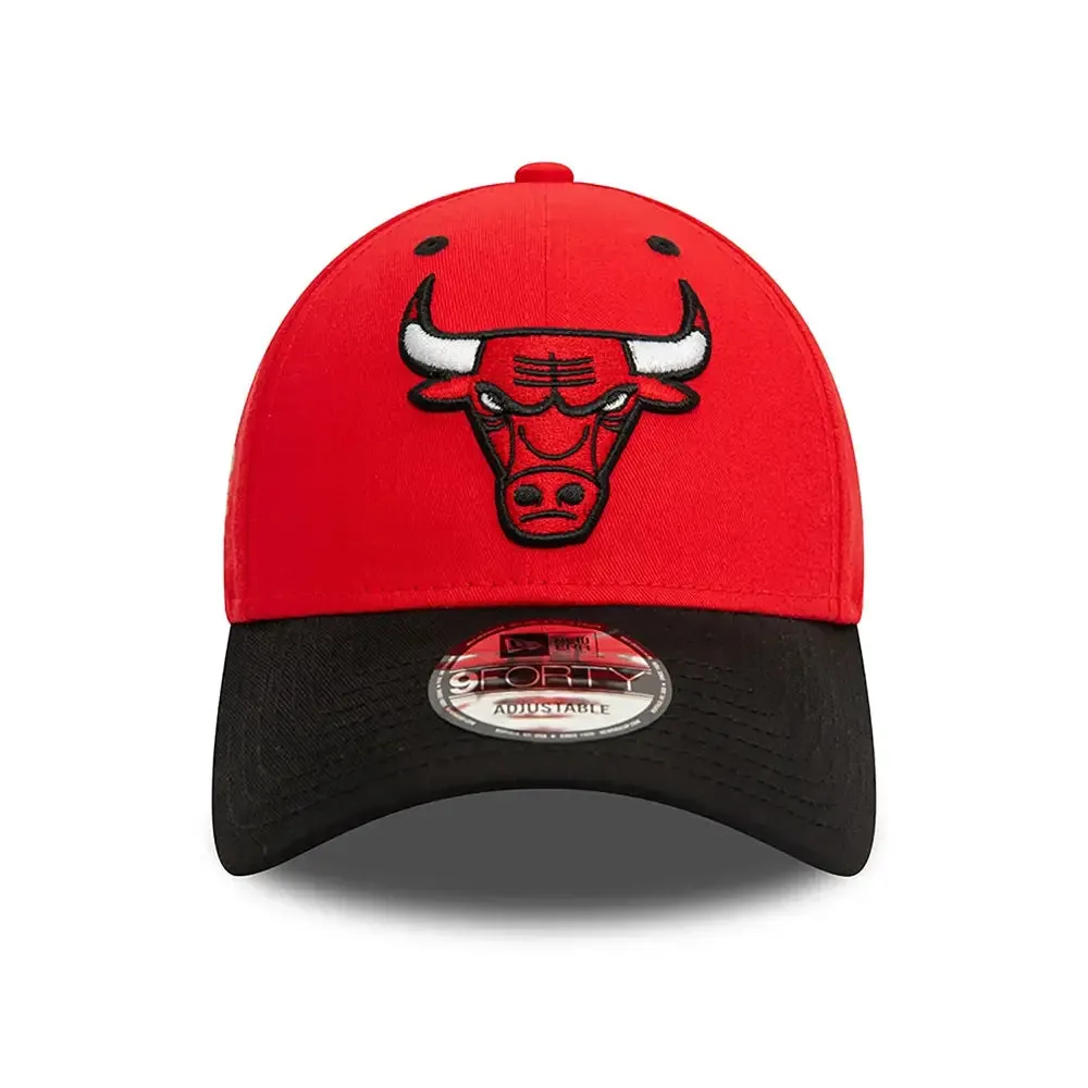 Chicago Bulls Nba Side Patch Red 9Forty Adjustable Cap