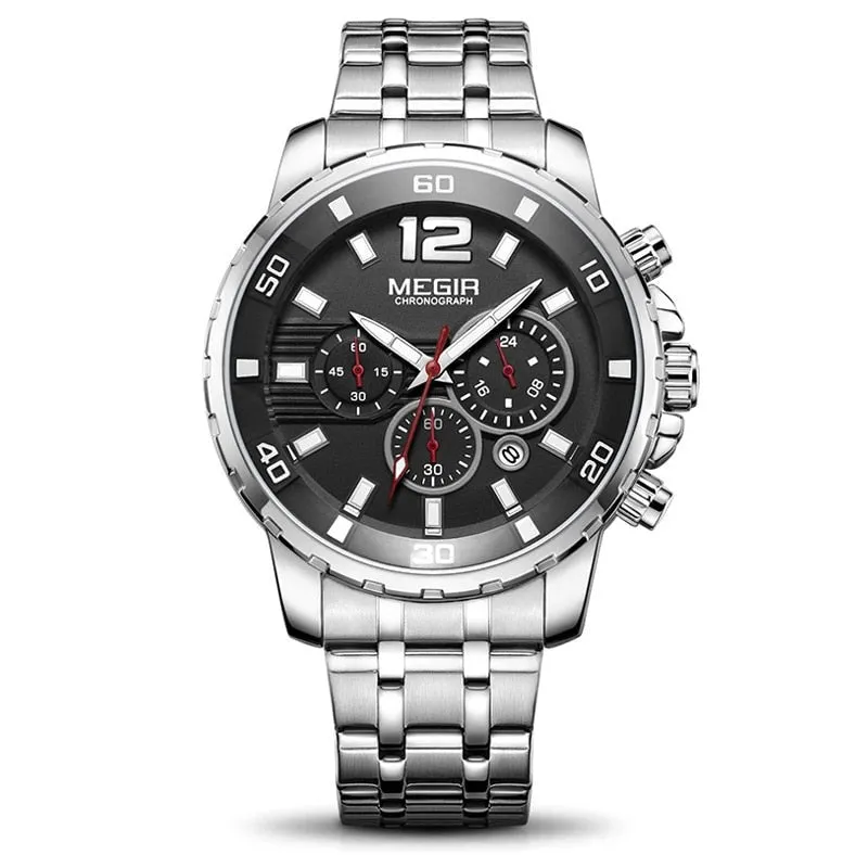 Chronograph Sport Mens Watches Full Steel