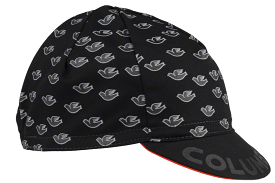 Cinelli Columbus Doves Cycling Cap - Black, One Size Made in Italy