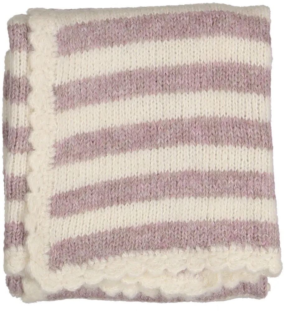 CJ27048 Blanket-Mauve Pink/Ivory