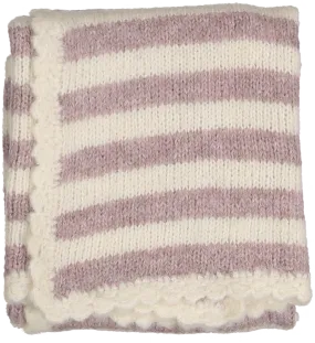 CJ27048 Blanket-Mauve Pink/Ivory