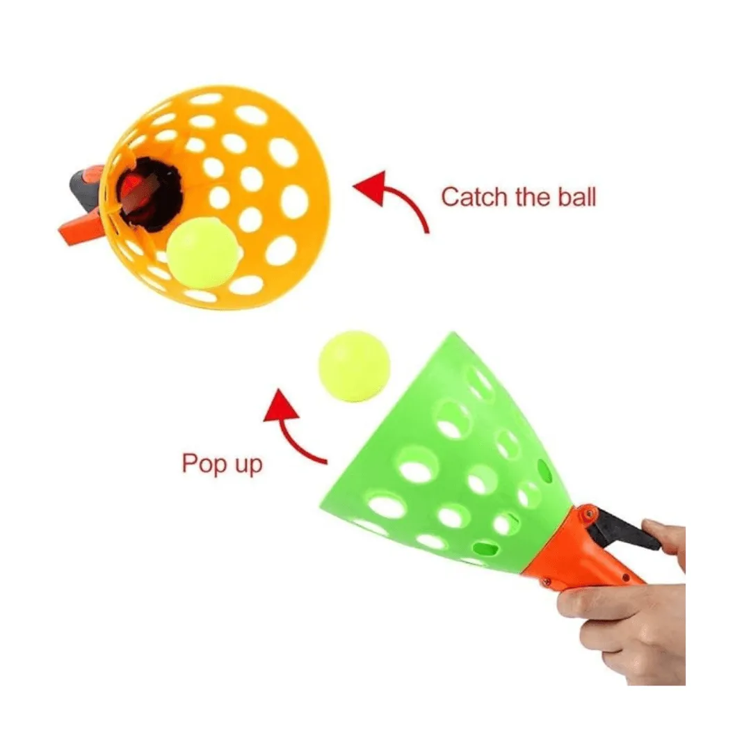 Click and Catch Twin Ball Game Indoor Outdoor Toy Set