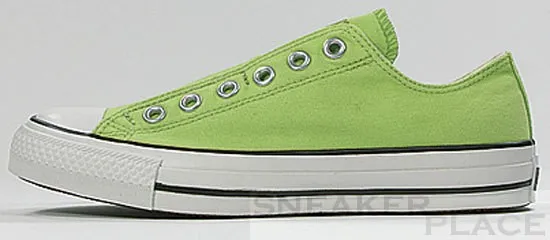 Converse AS Slip On can seas. green white shoes