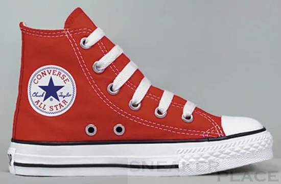 Converse Chuck Taylor AS Hi Kids red shoes