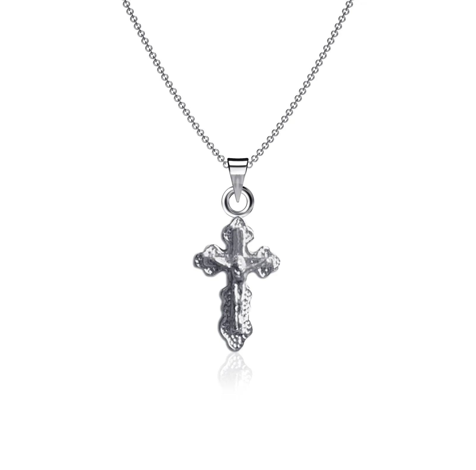 Crucifix Necklace - Silver