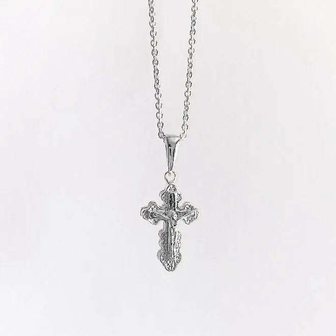 Crucifix Necklace - Silver