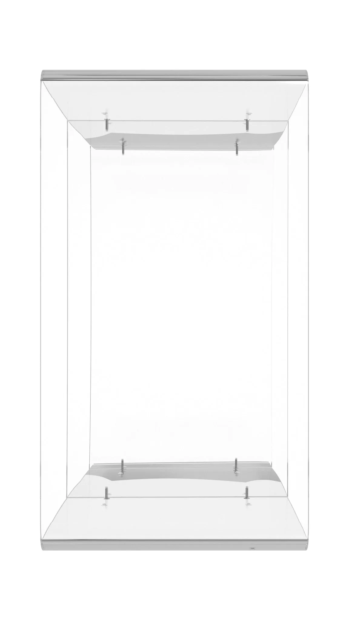 Crystal Clear Acrylic Bookcase