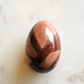 Crystal Egg, Red Jasper