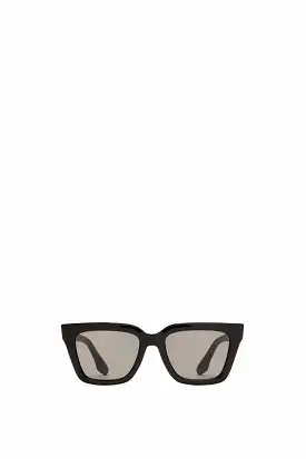 Crystal Frame Sunglasses In Black