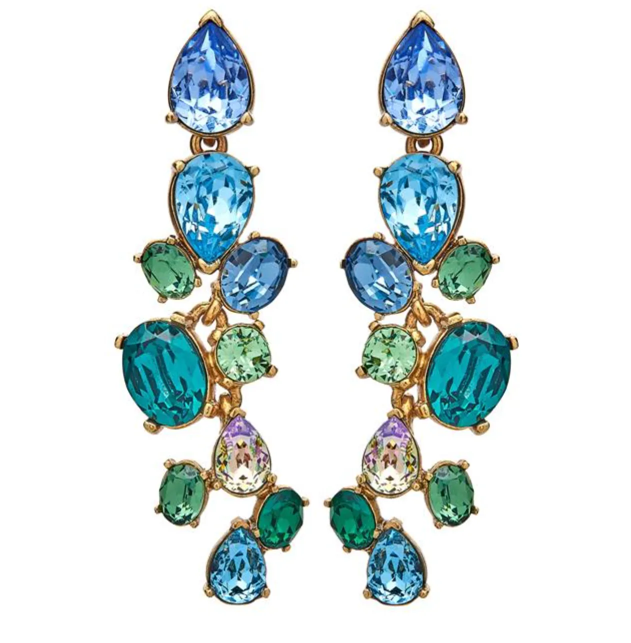 CRYSTAL SCRAMBLE EARRINGS