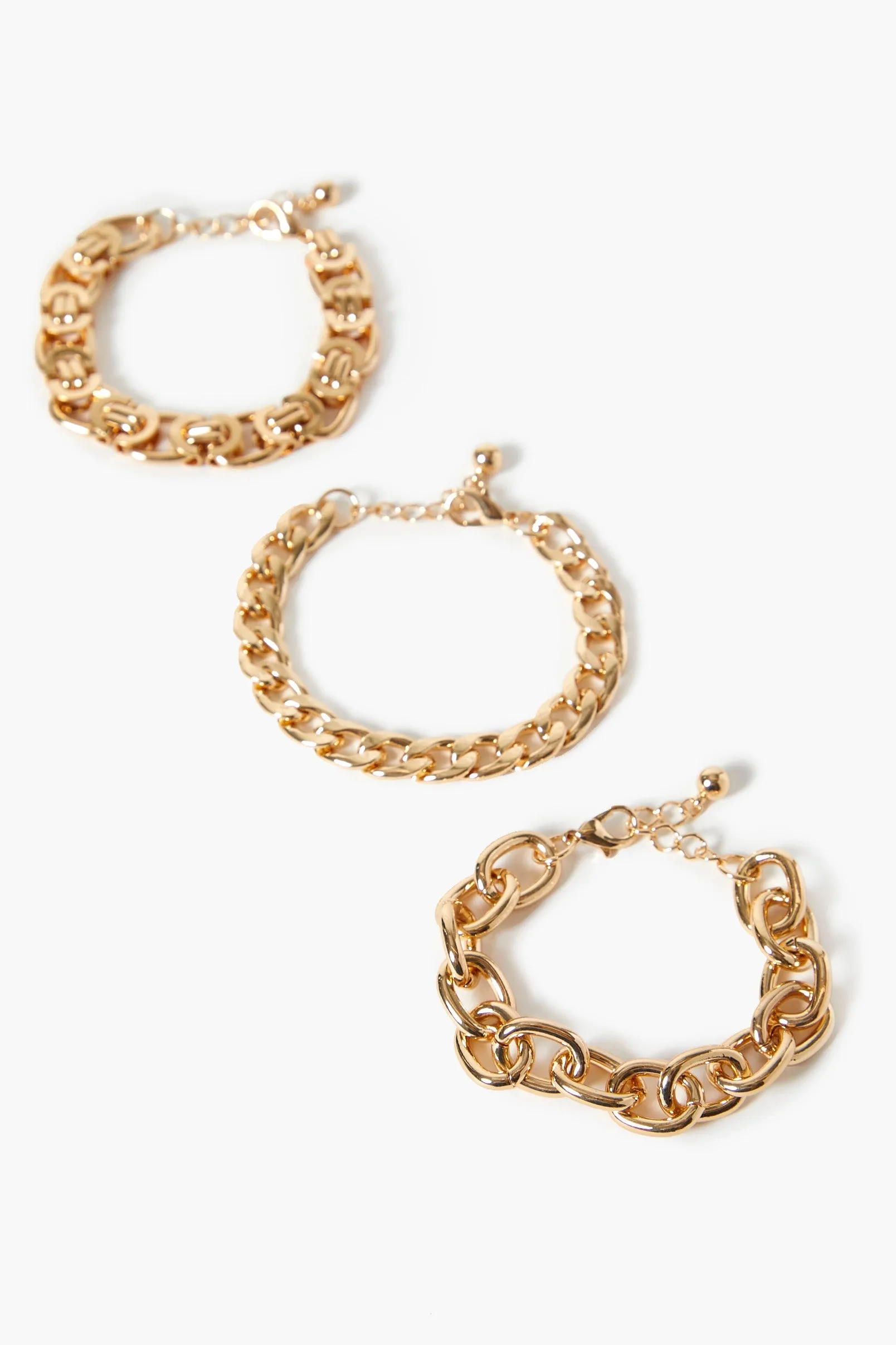 Curb Chain Bracelet Set