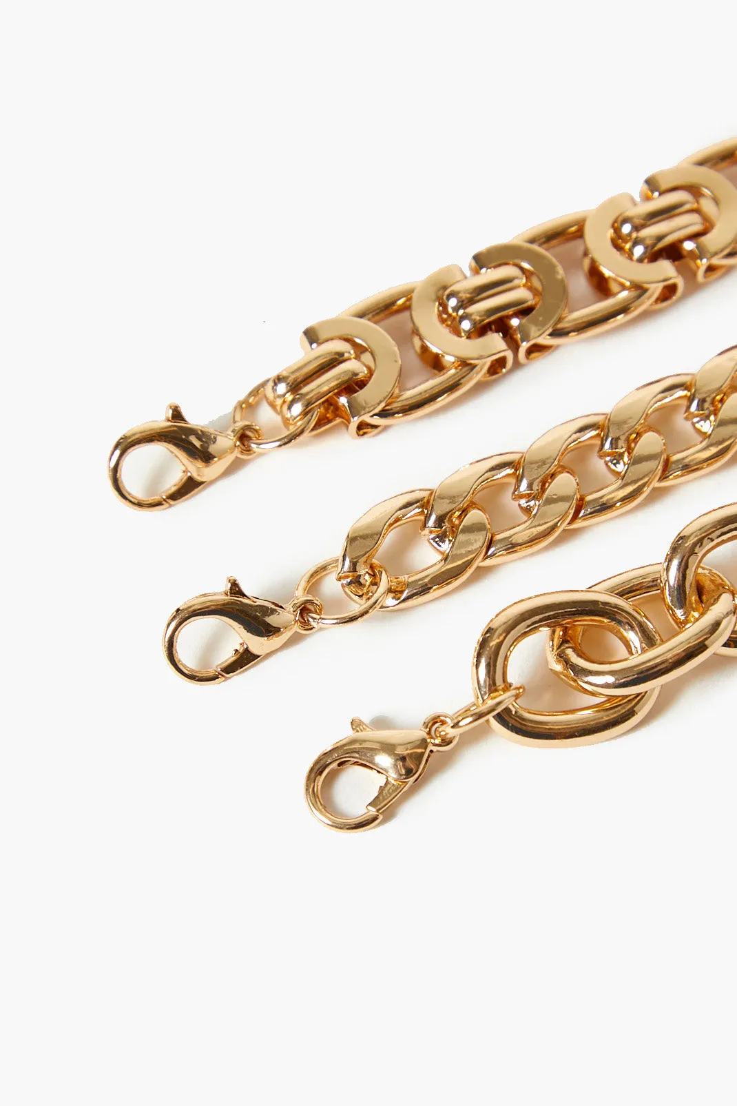 Curb Chain Bracelet Set