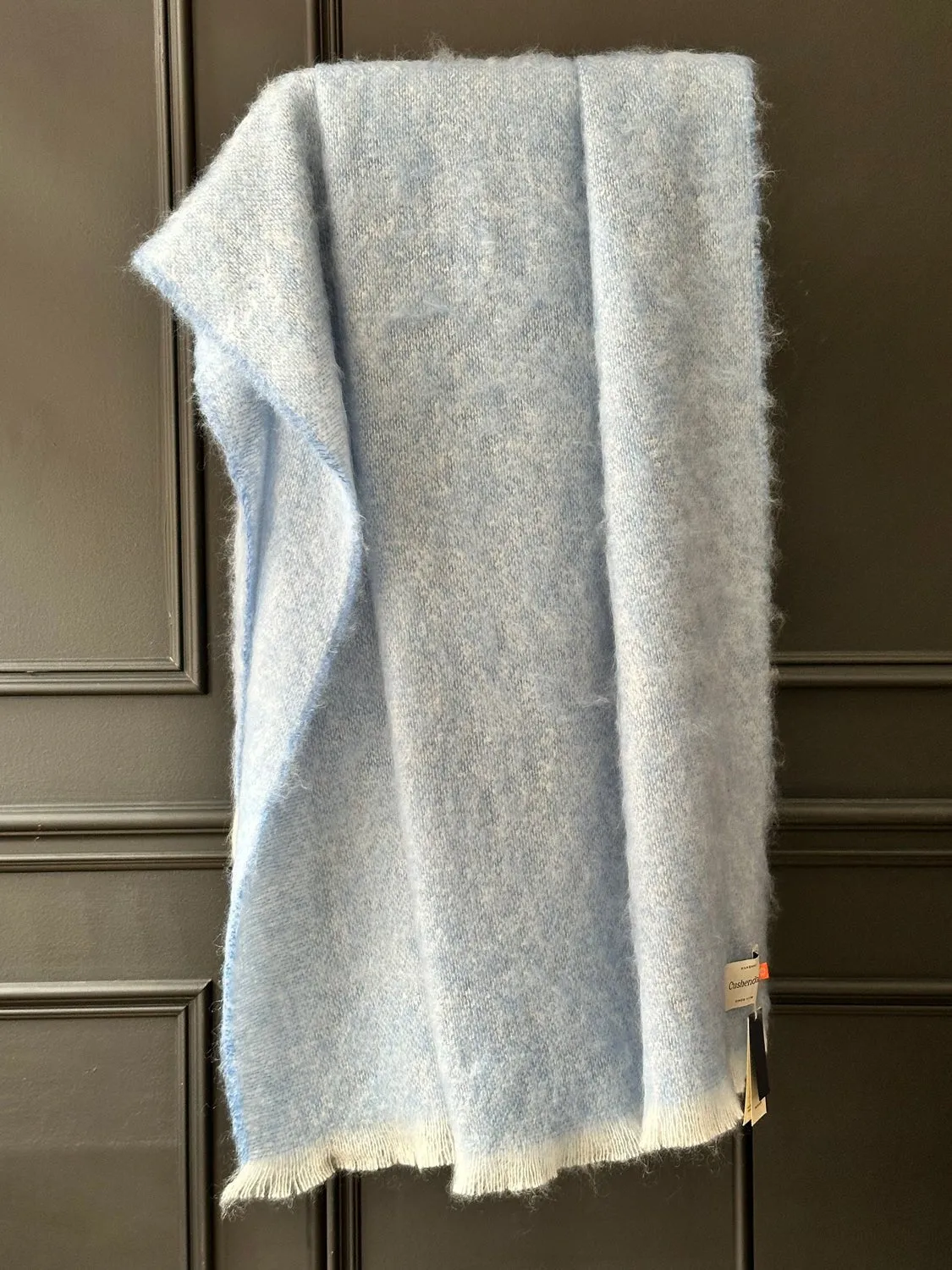 Cushendale Mills - Mooneen Mohair Blanket in Azure