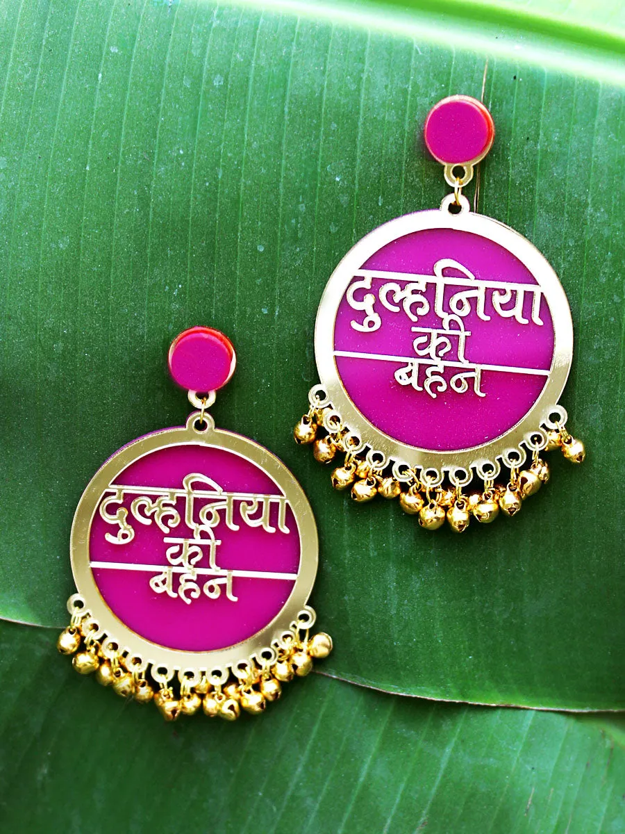 Customised Earrings (with Ghungroo)