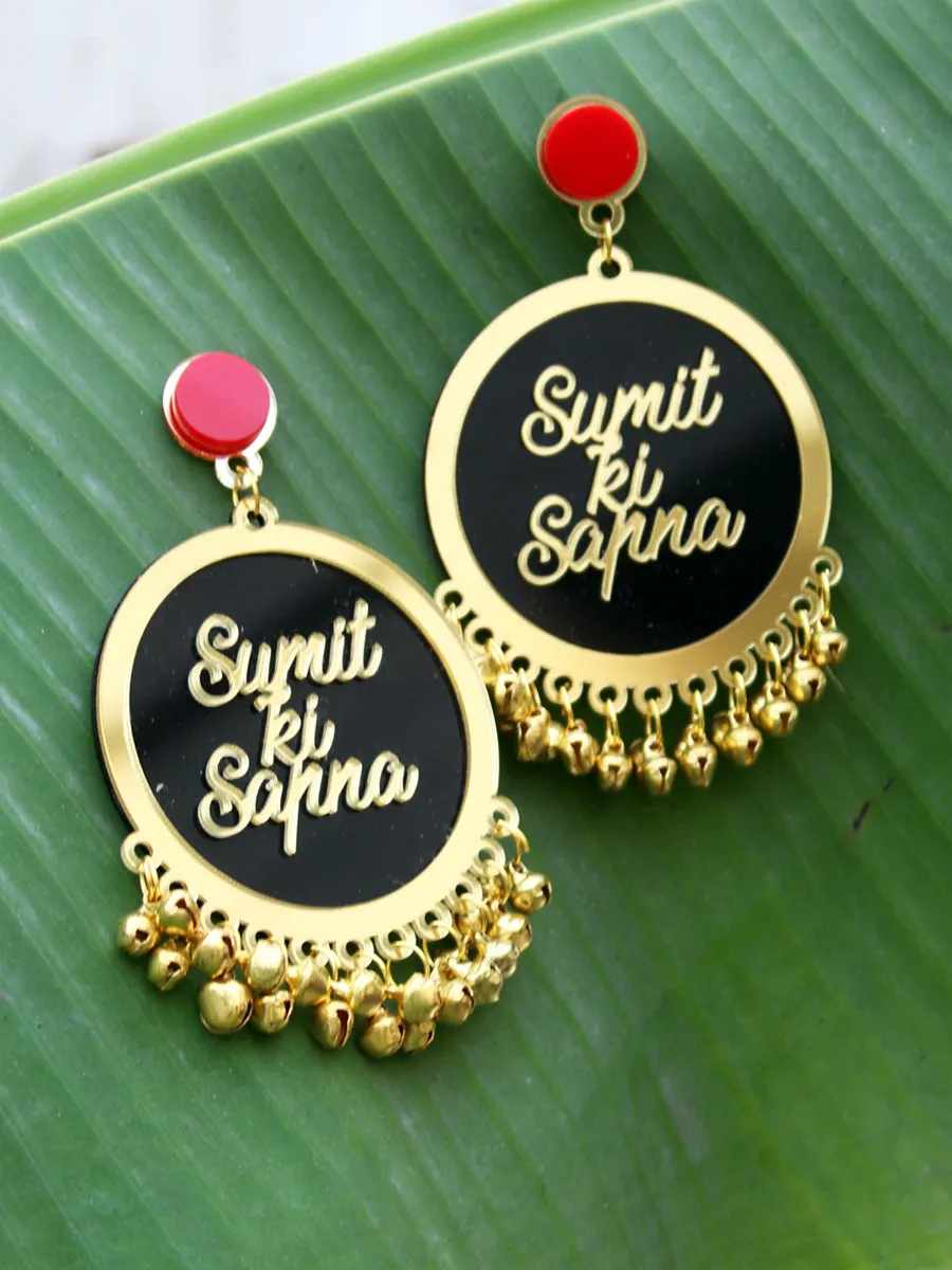 Customised Earrings (with Ghungroo)